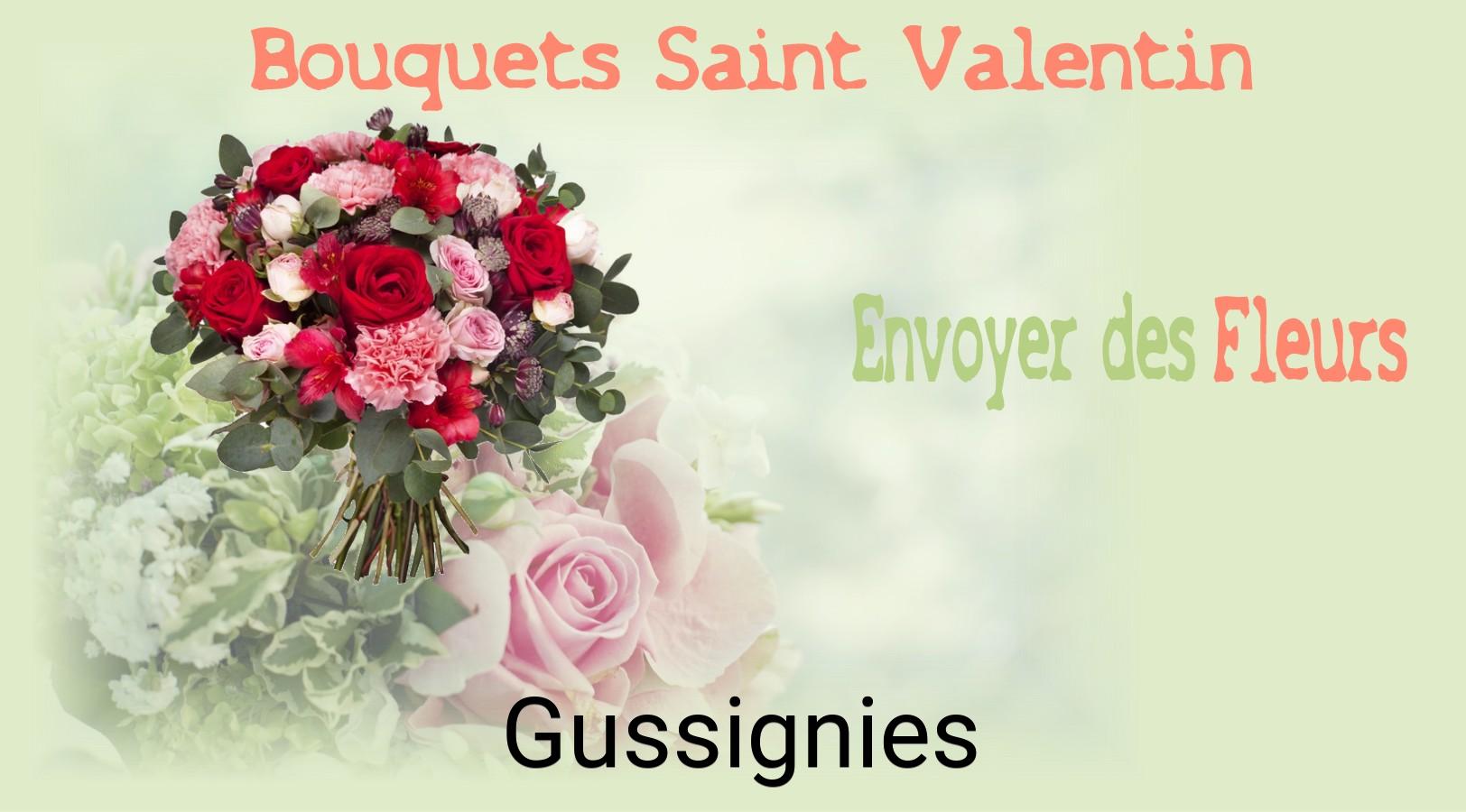 Roses de Saint-Valentin livrées à Gussignies